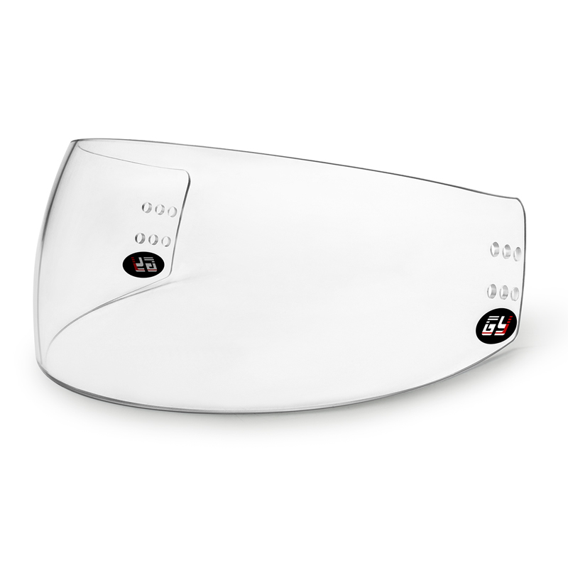 전문적인 긁힘 방지 김서림 없는 투명 HD 아이스하키 바이저