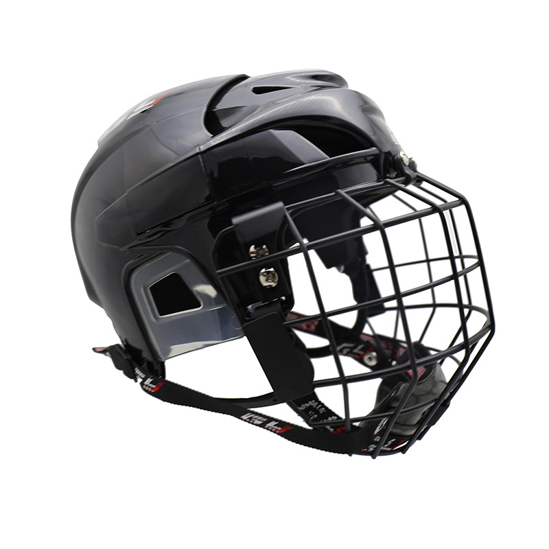 중간 조절 가능 머리 보호 아이스하키 헬멧